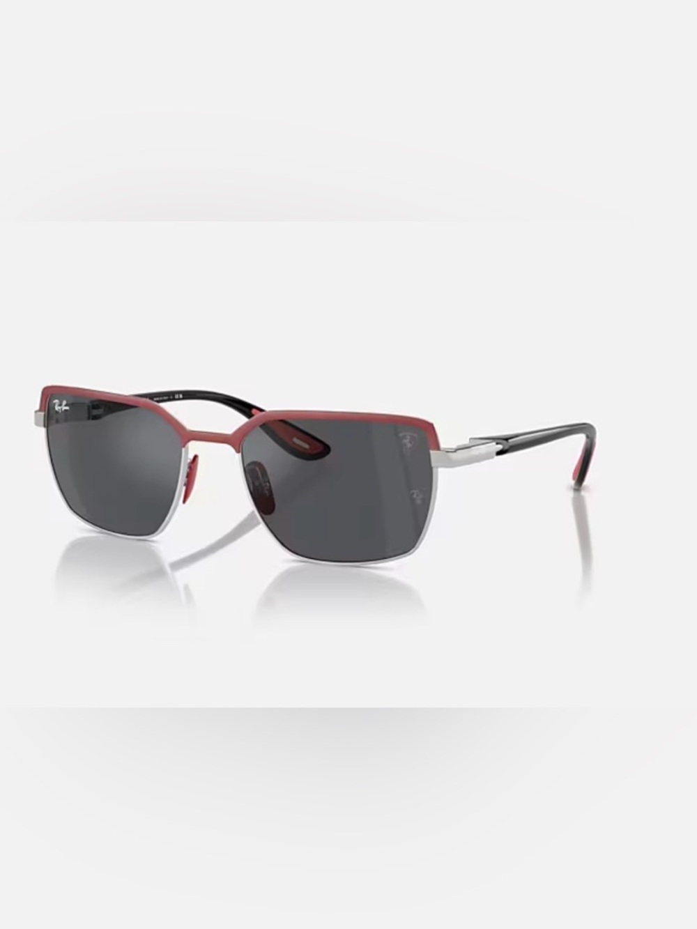 Ray-Ban Red Frame Black Lens Sunglasses